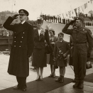 Kong Haakon vender tilbake til Norge. Foto: De kongelige samlinger